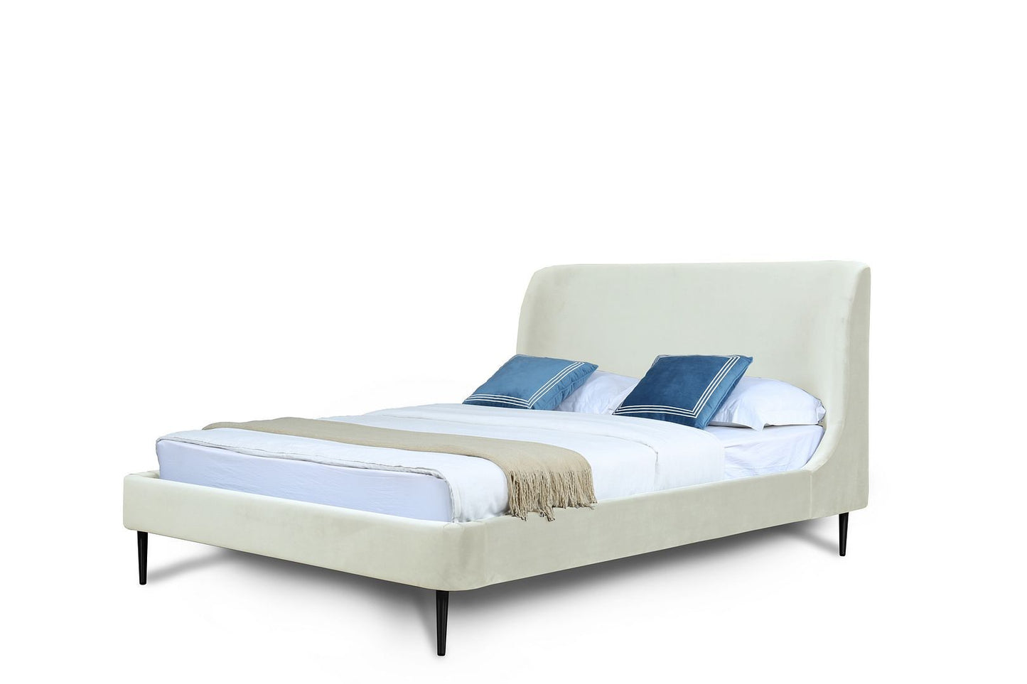 Manhattan Heather - Bed With Black Legs