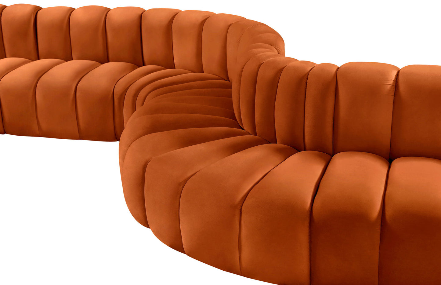 Arc - Velvet 6 Piece Modular Sofa