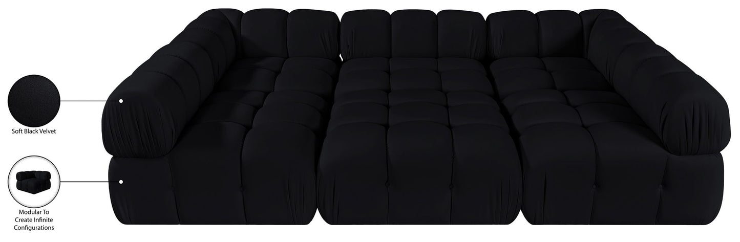 Orin - Velvet 6 Piece Modular Sectional