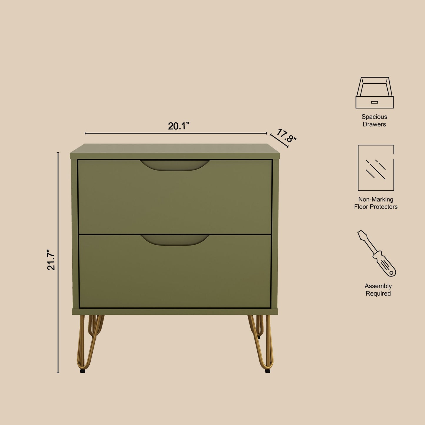 Manhattan Avira - Nightstand