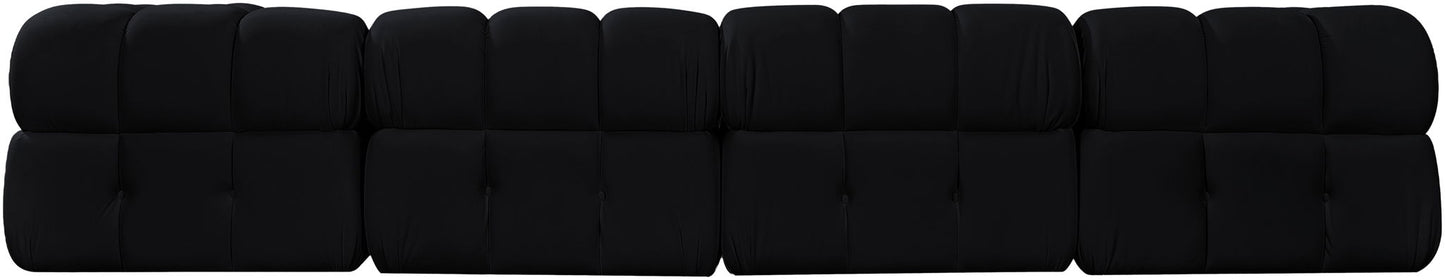 Orin - Velvet 5 Piece Modular Sectional
