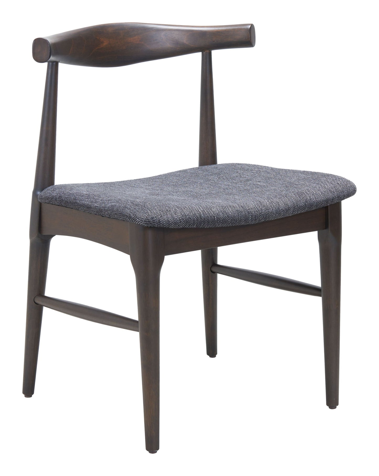 Tuzka - Dining Chair (Set of 2) - Gray / Espresso