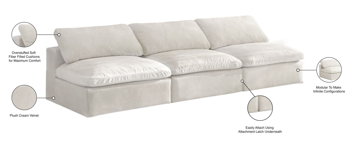Cozy - Modular Armless 3 Seat Sofa