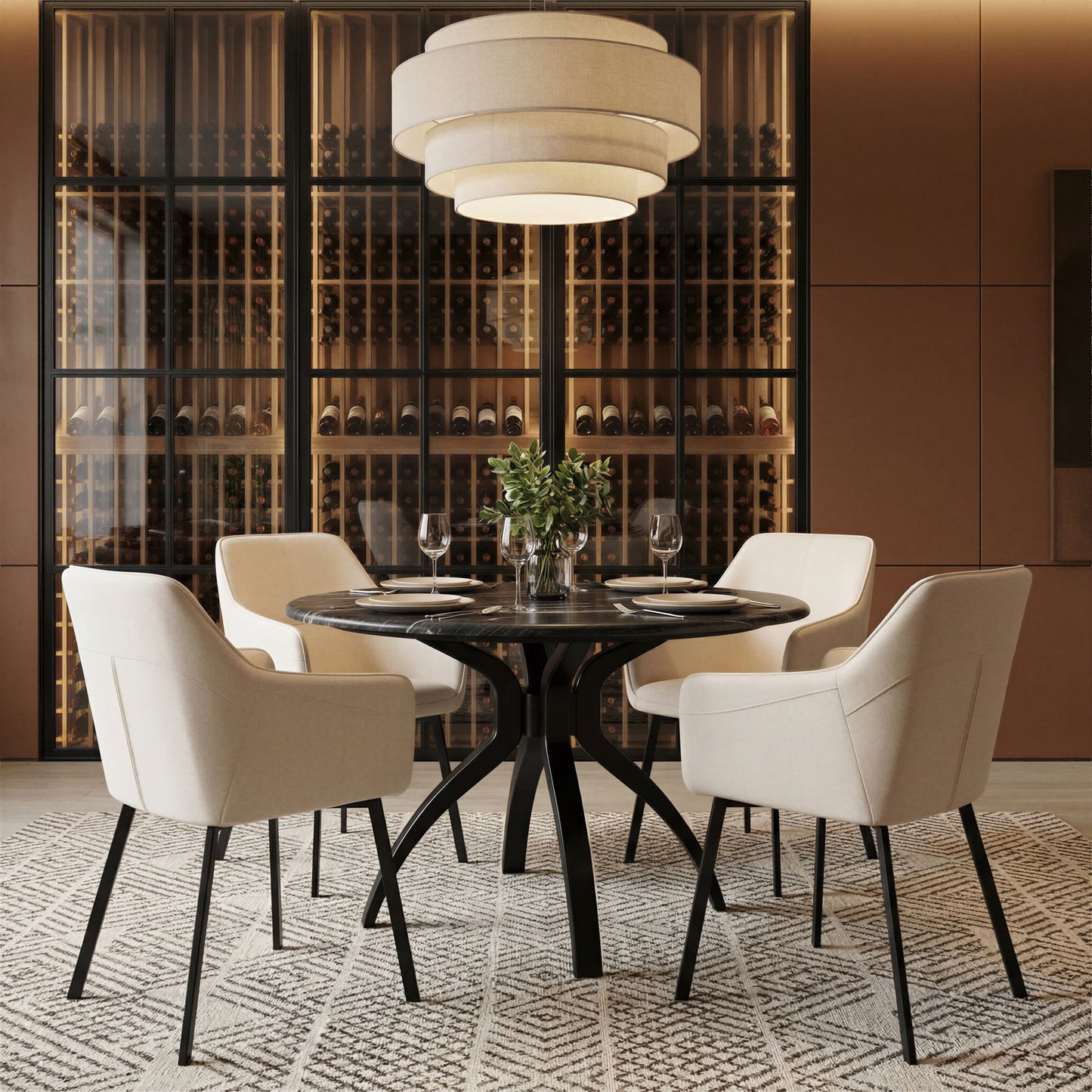 Sumay - Dining Table - Black