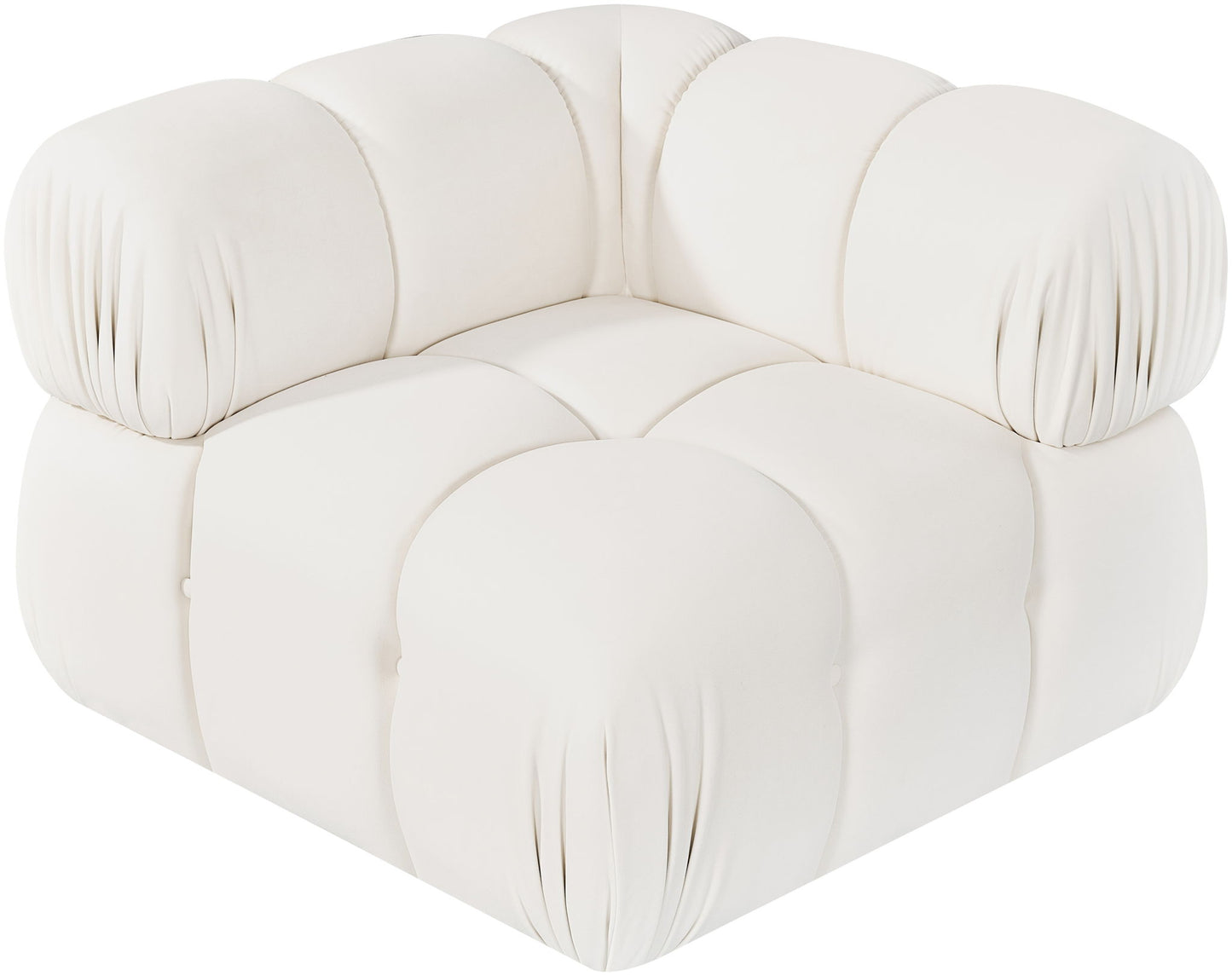 Orin - Velvet Performance Fabric Upholstered Modular Corner Chair