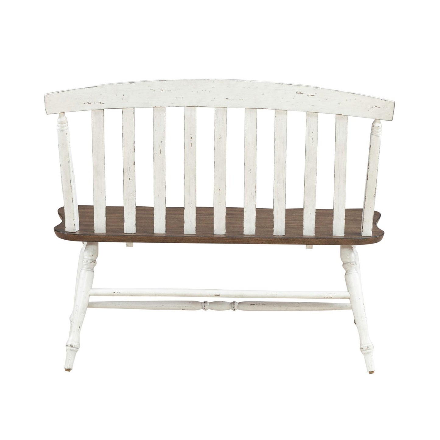 Al Fresco - Slat Back Bench (RTA) - White