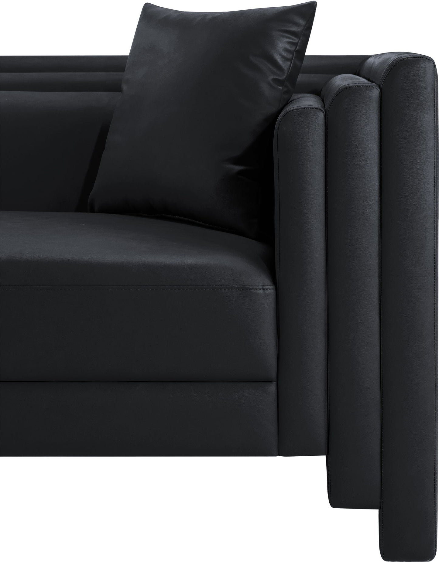 Everett - Vegan Leather Upholstered Loveseat