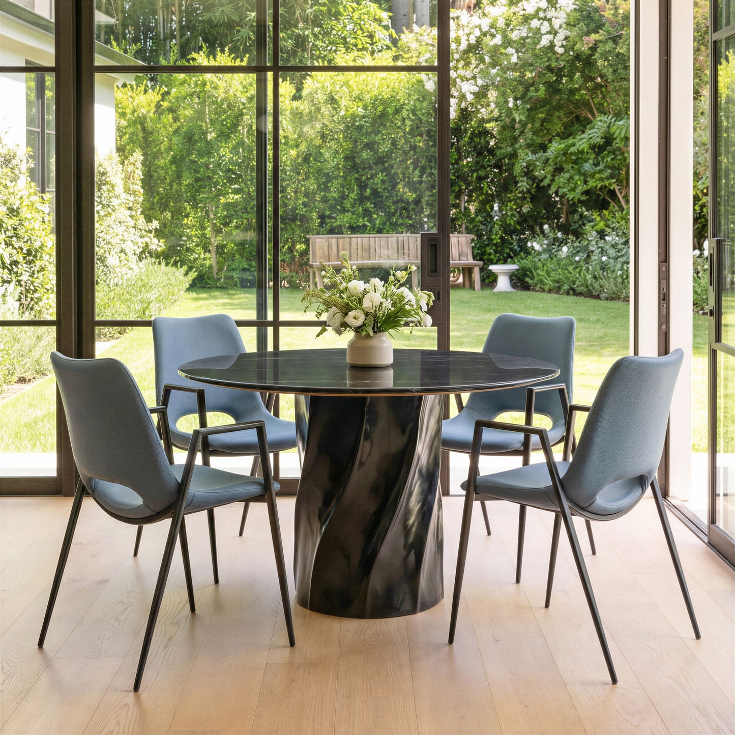 Desi - Dining Chair With Black Legs (Set of 2)