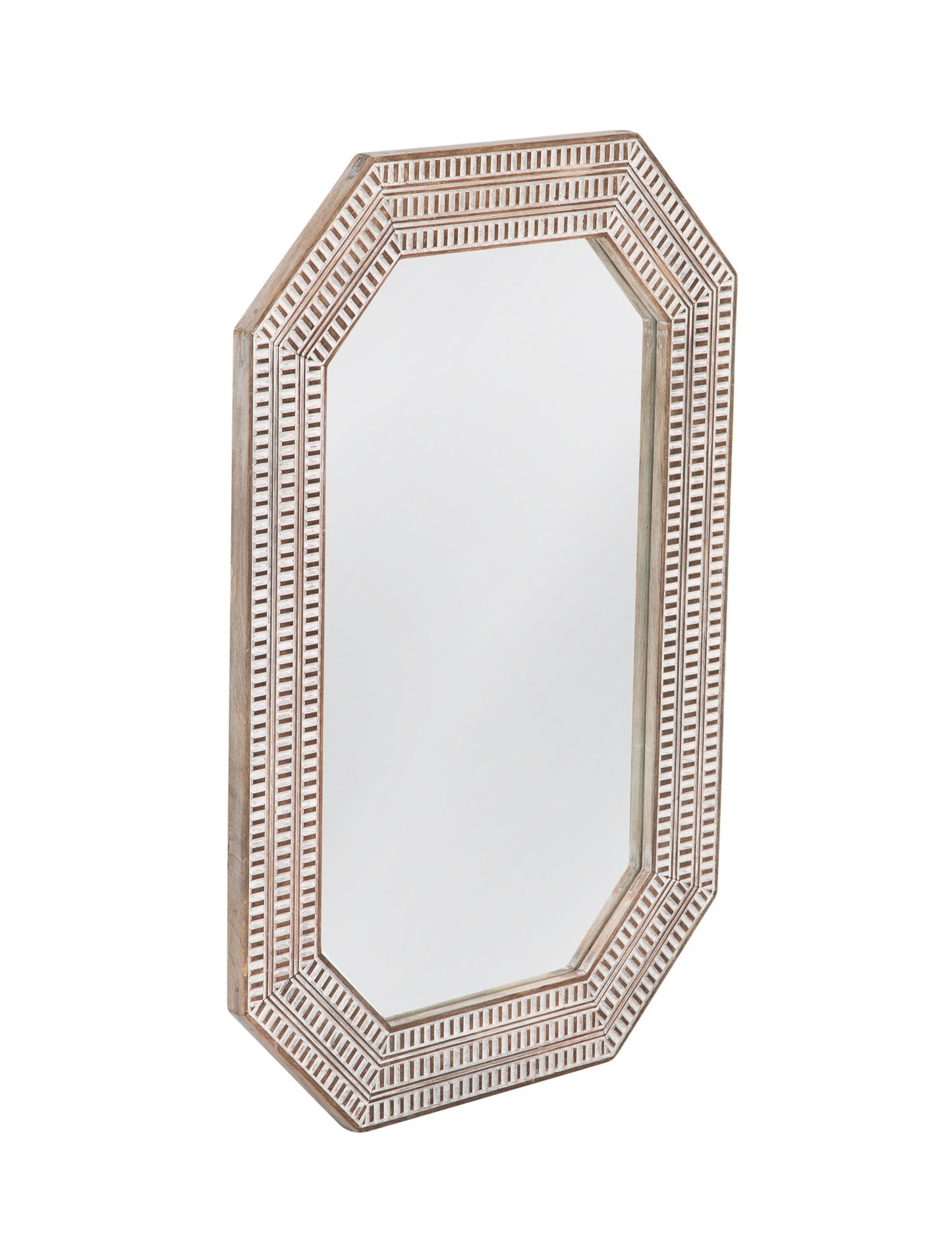 Michael - Wall Mirror - White Wash