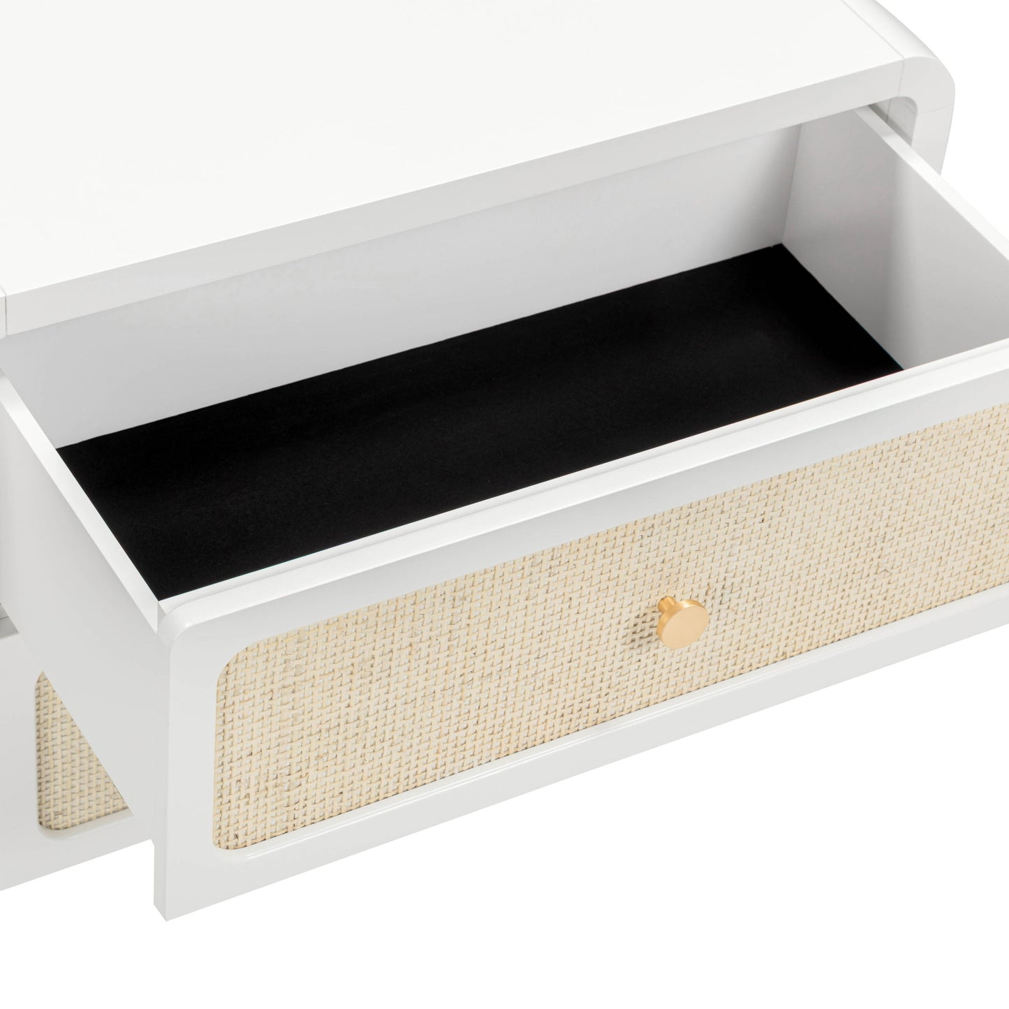 Patty - Rattan 2-Drawer Nightstand