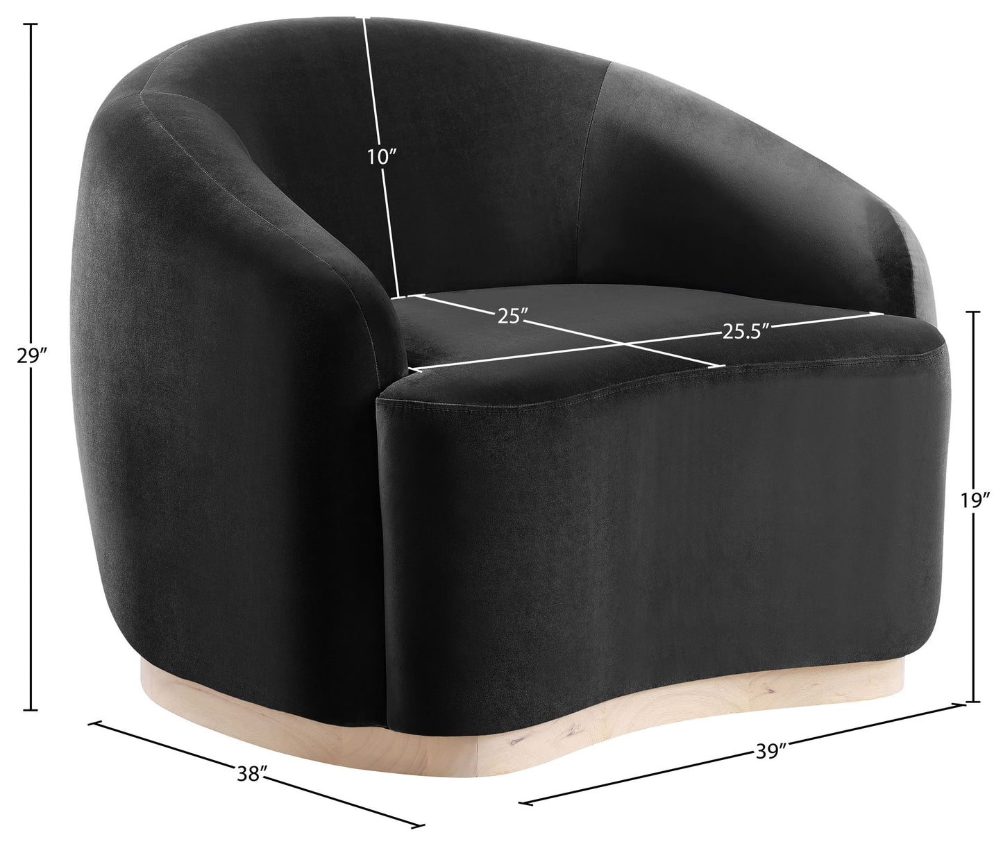 Gustavo - Velvet Upholstered Chair