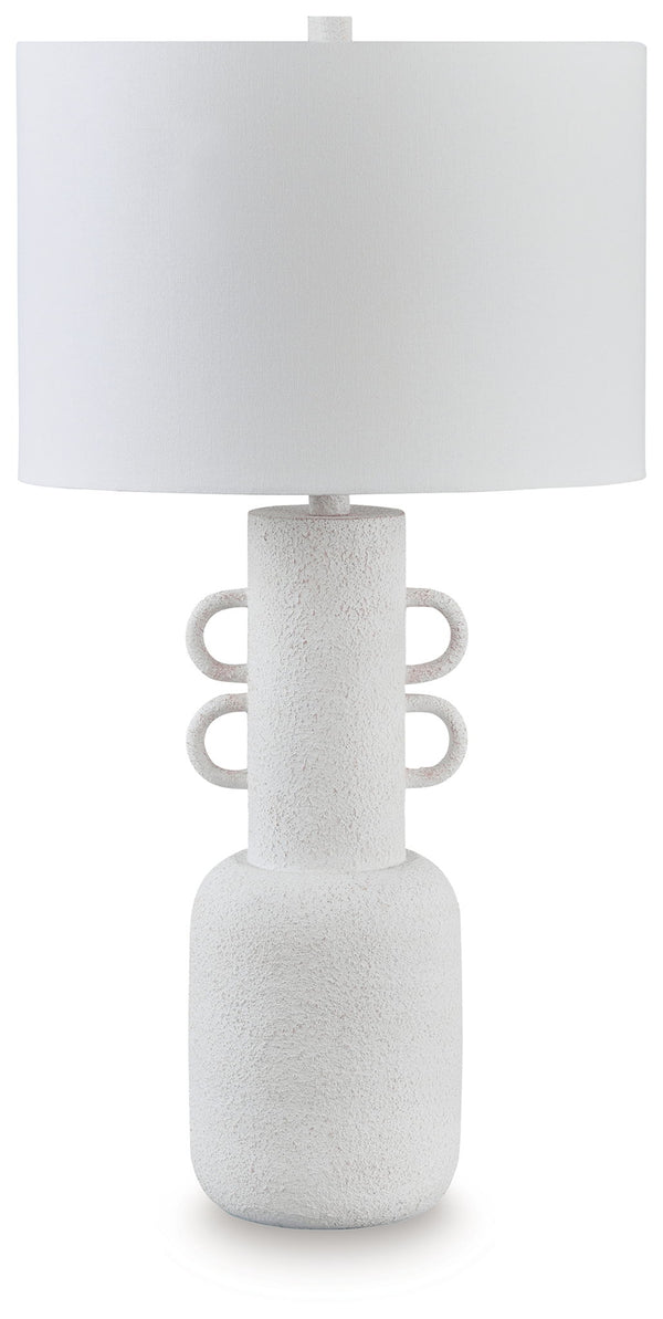 Perringhill - Metal Table Lamp - Distressed White