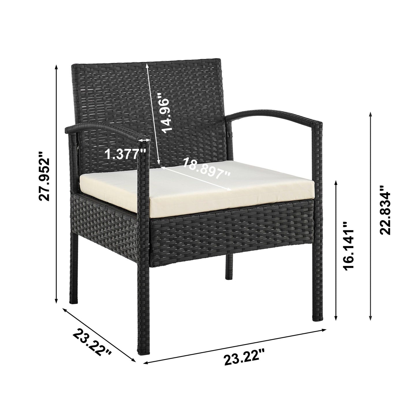Manhattan Noli - 4-Piece Conversation Set