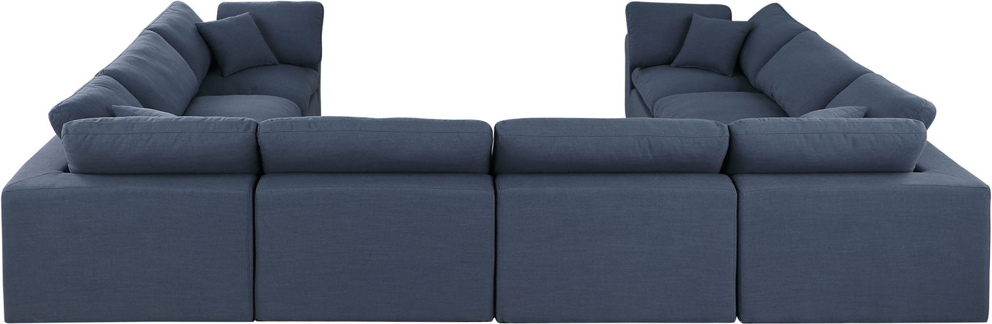 Comfy - 8 Piece Linen Modular Sectional
