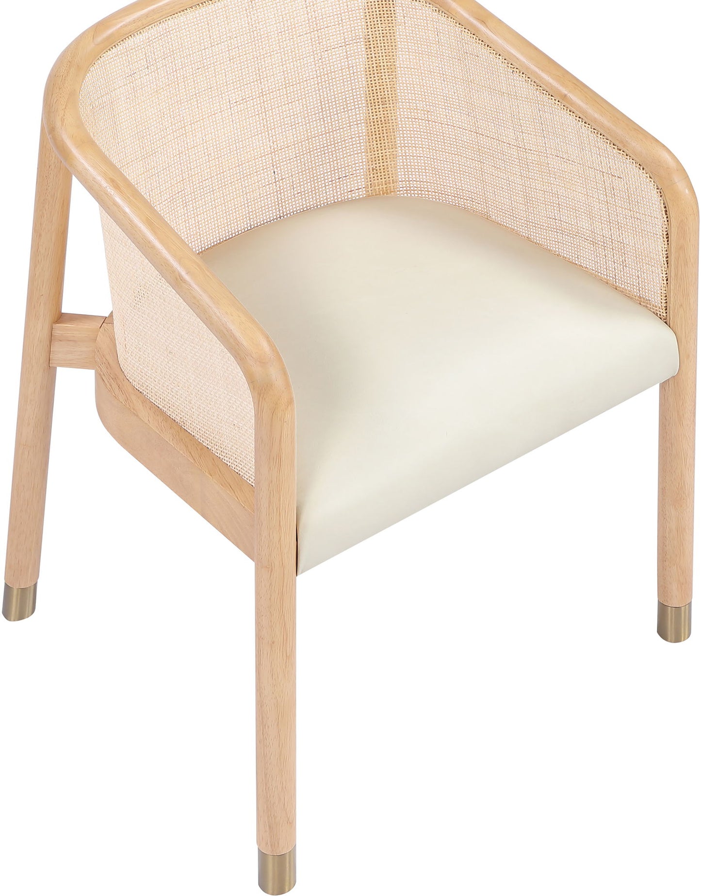 Sylvan - Vegan Leather Dining Chair (Set of 2) - Natural Frame