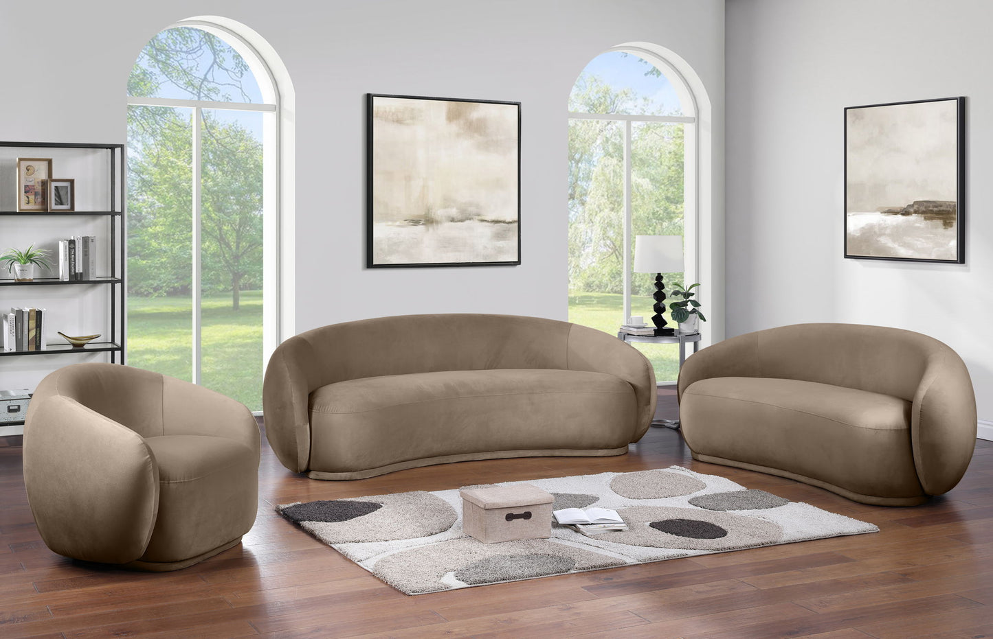 Emery - Velvet Loveseat