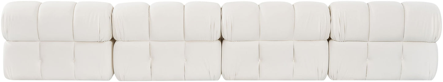 Orin - Velvet 4 Piece Modular Sofa