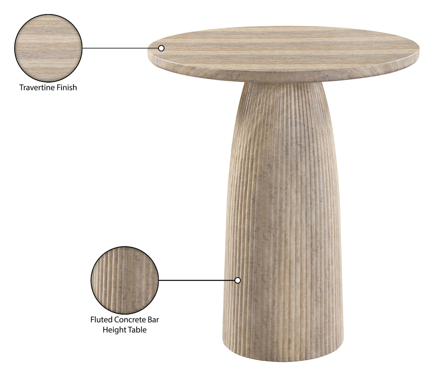 Venosa - Traverine Table