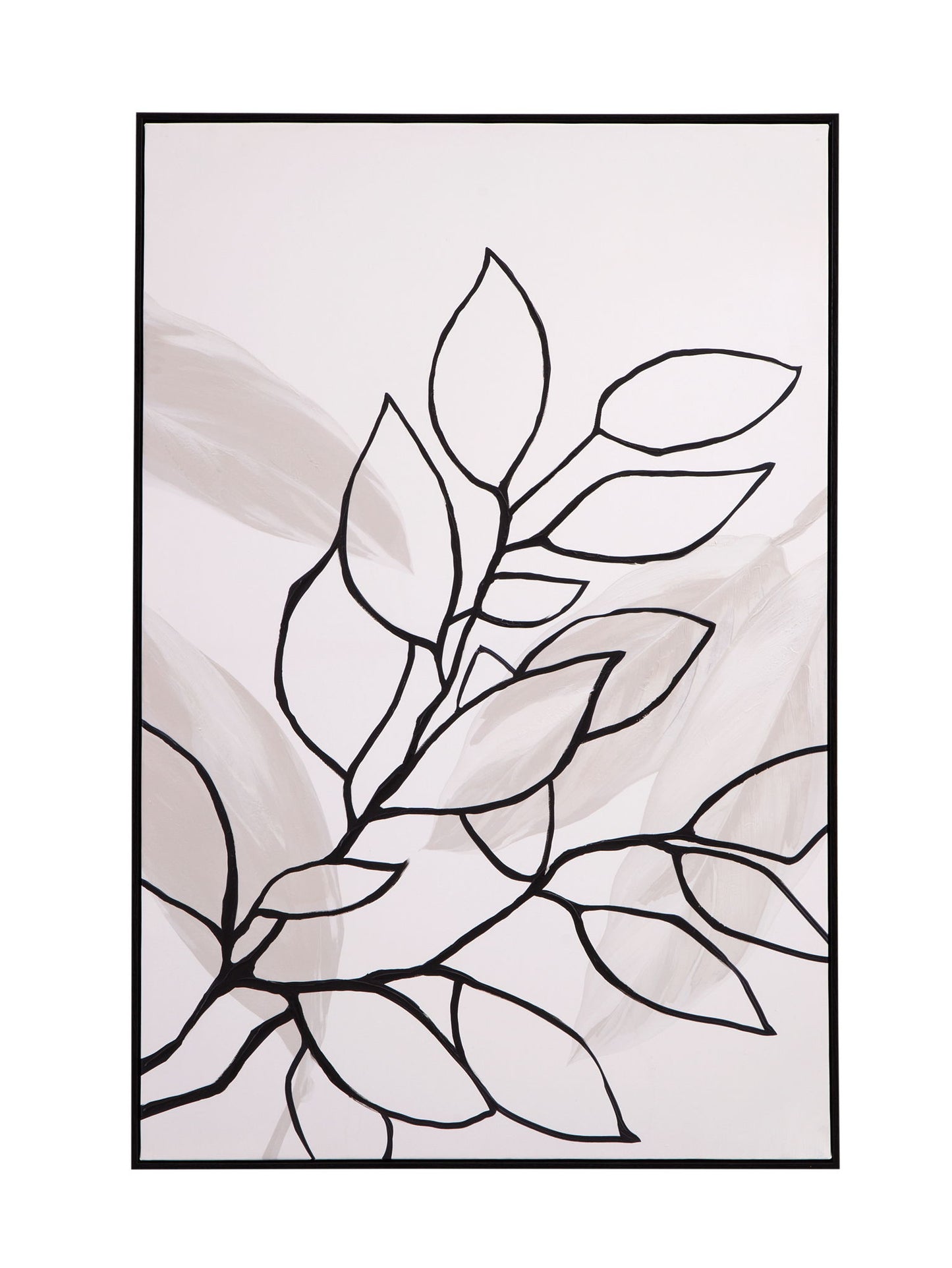 Harmony II Canvas Art - White / Black