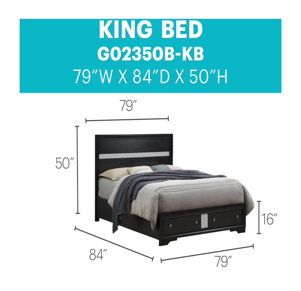 Glory Furniture - Madrid - Bed