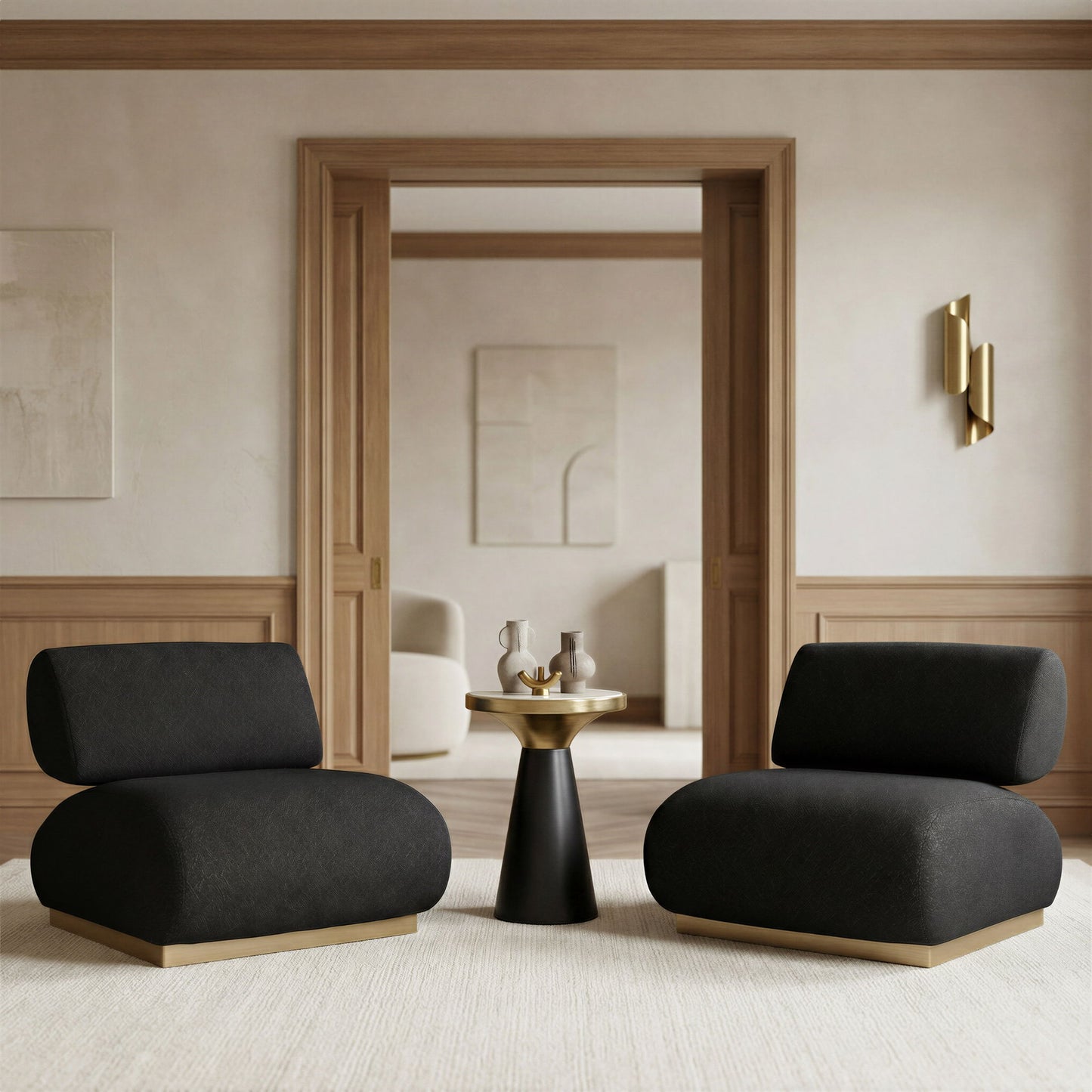 Barsa - Accent Chair - Black