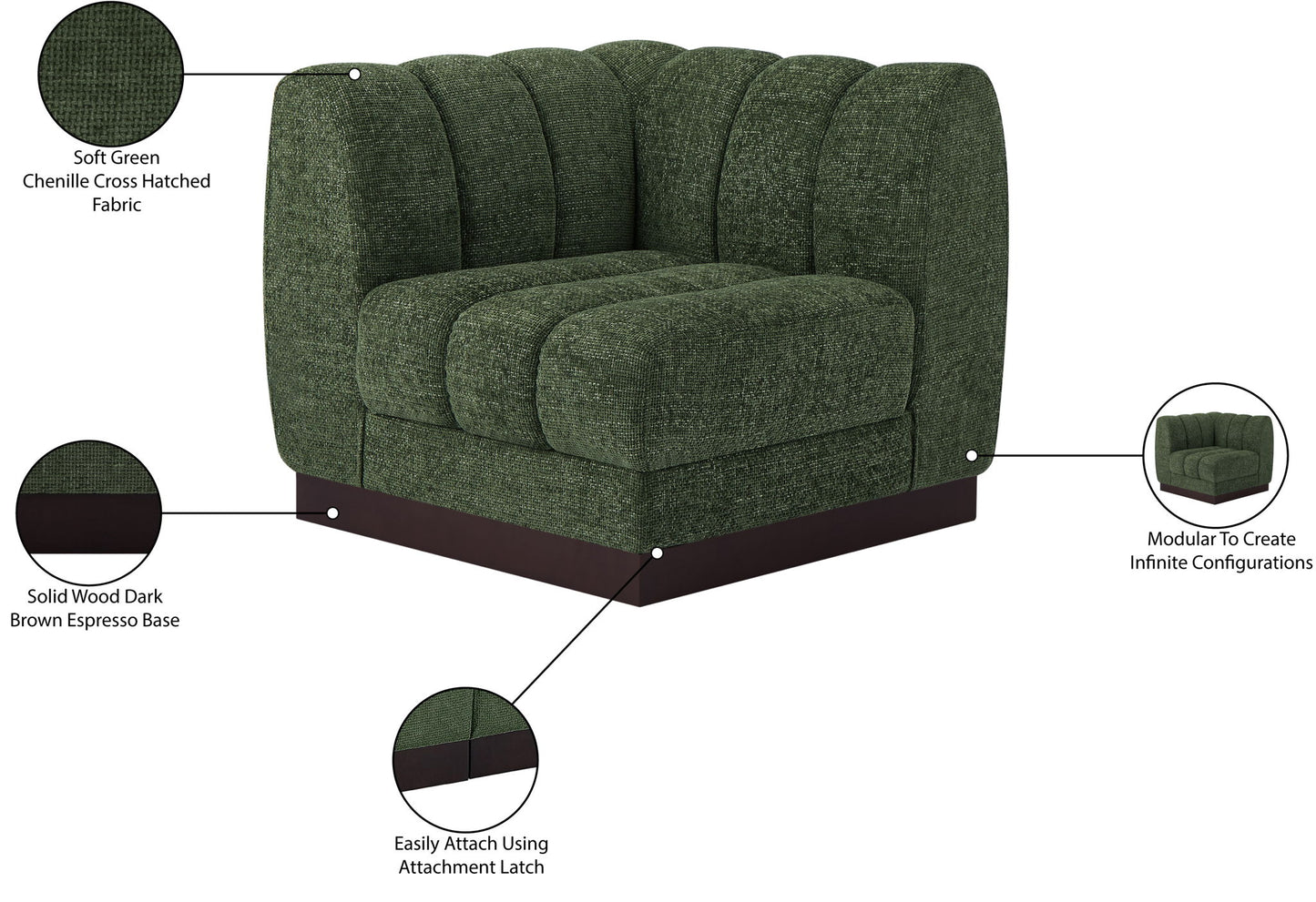 Quinn - Corner Chair