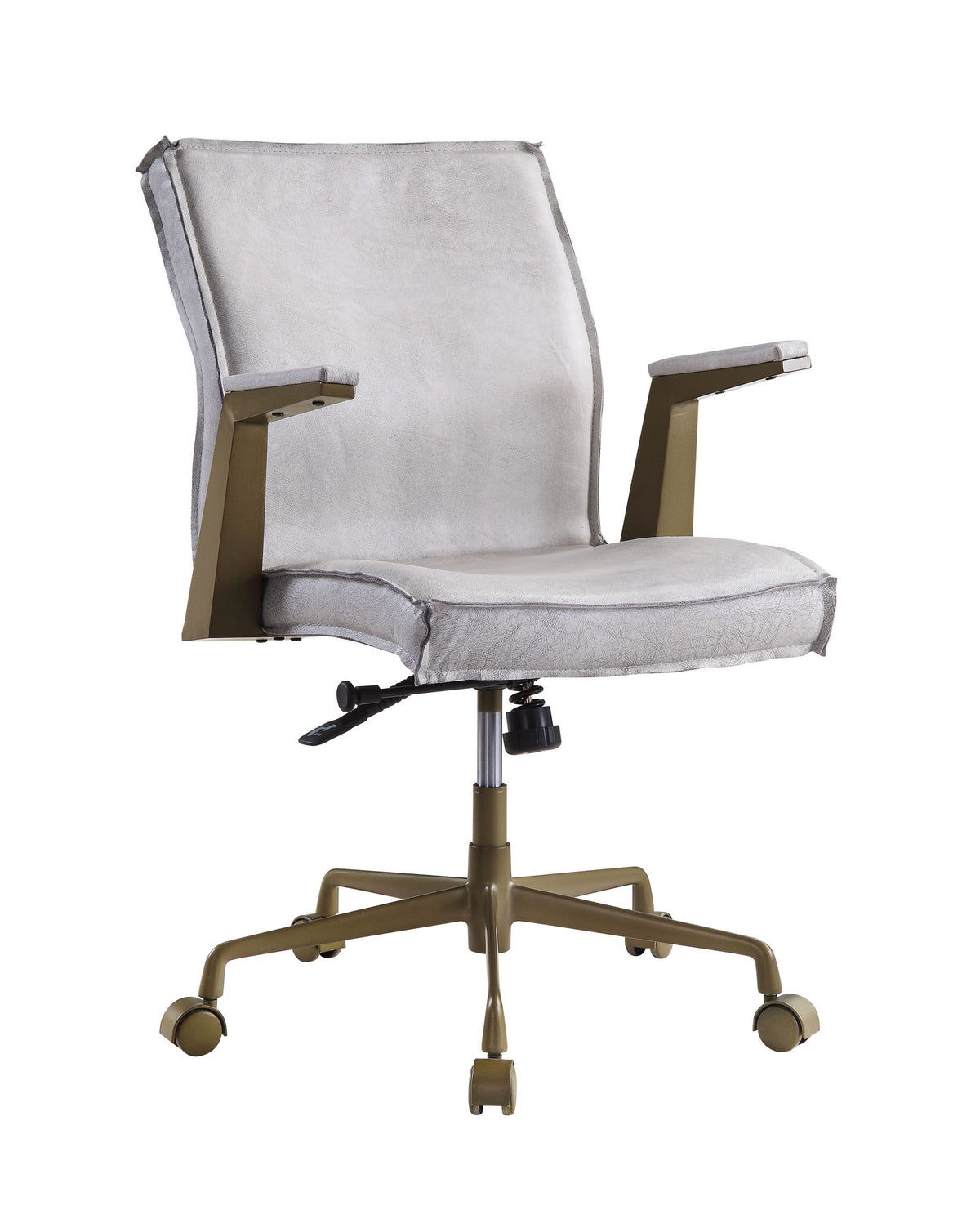 Attica - Office Chair - Vintage White Top Grain Leather