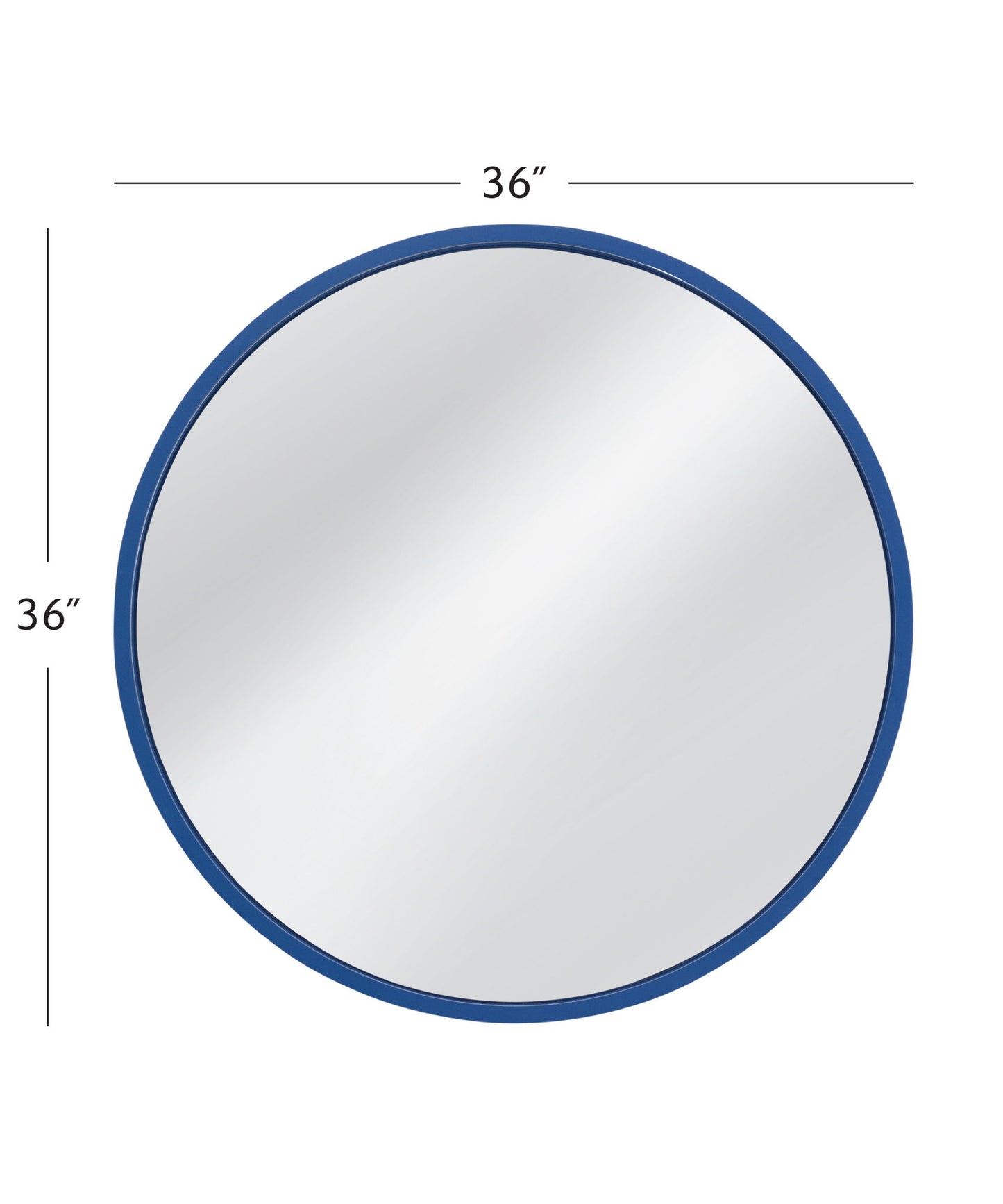 Lyra - Wall Mirror - Navy Blue