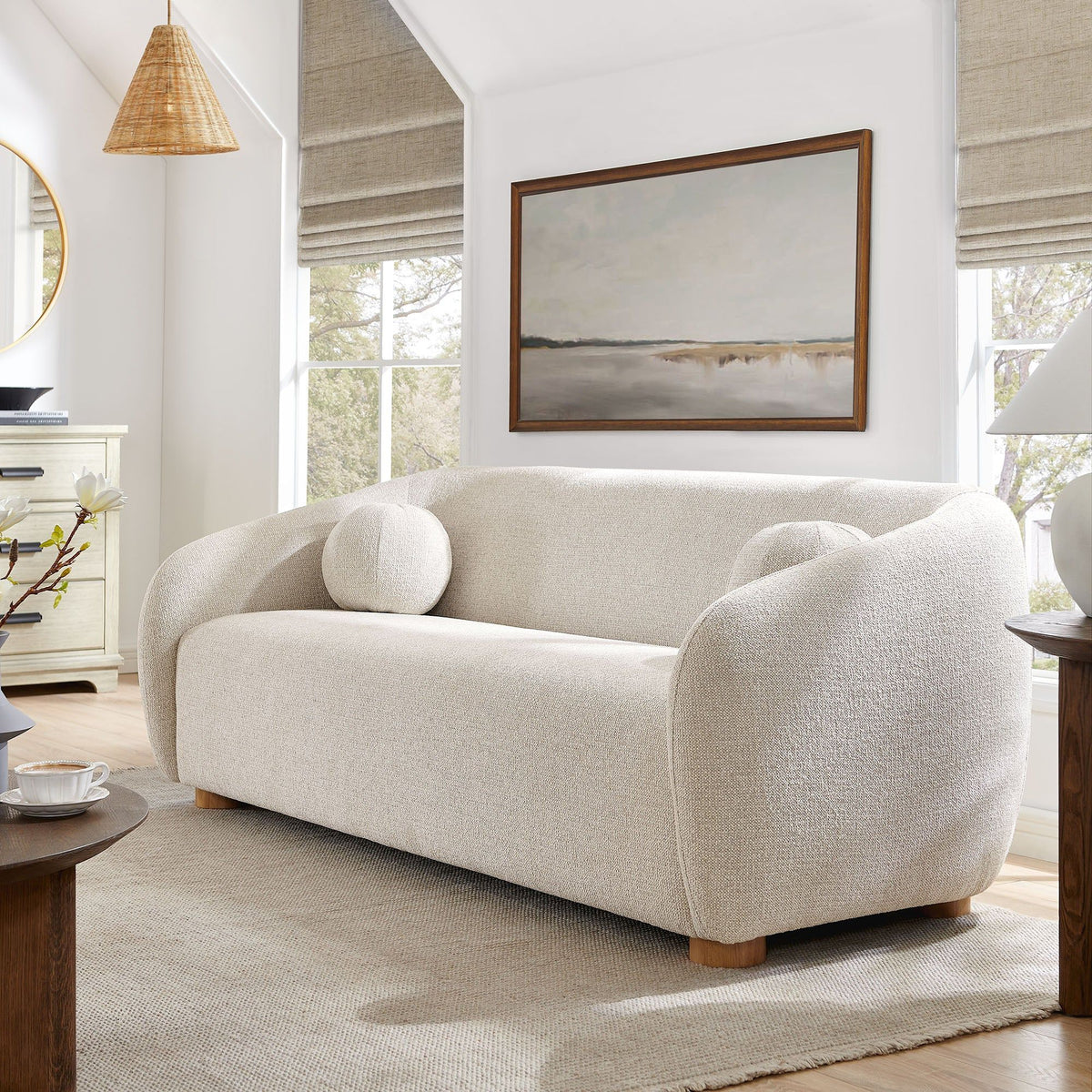 Holland 85" Sofa - Dove Gray
