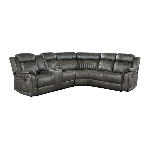 Centeroak 3-Piece Reclining Sectional with Left Console
