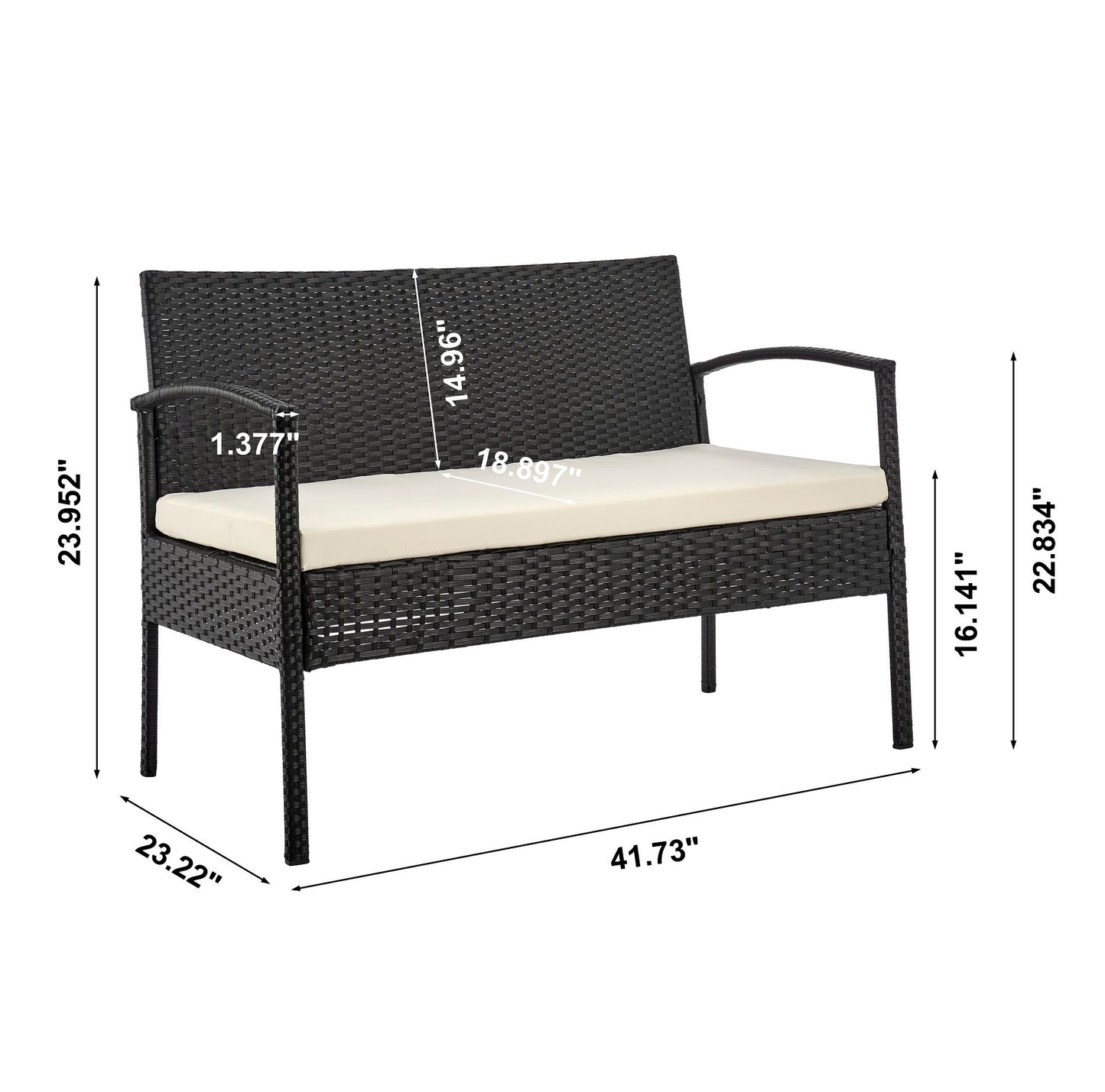 Manhattan Noli - 4-Piece Conversation Set