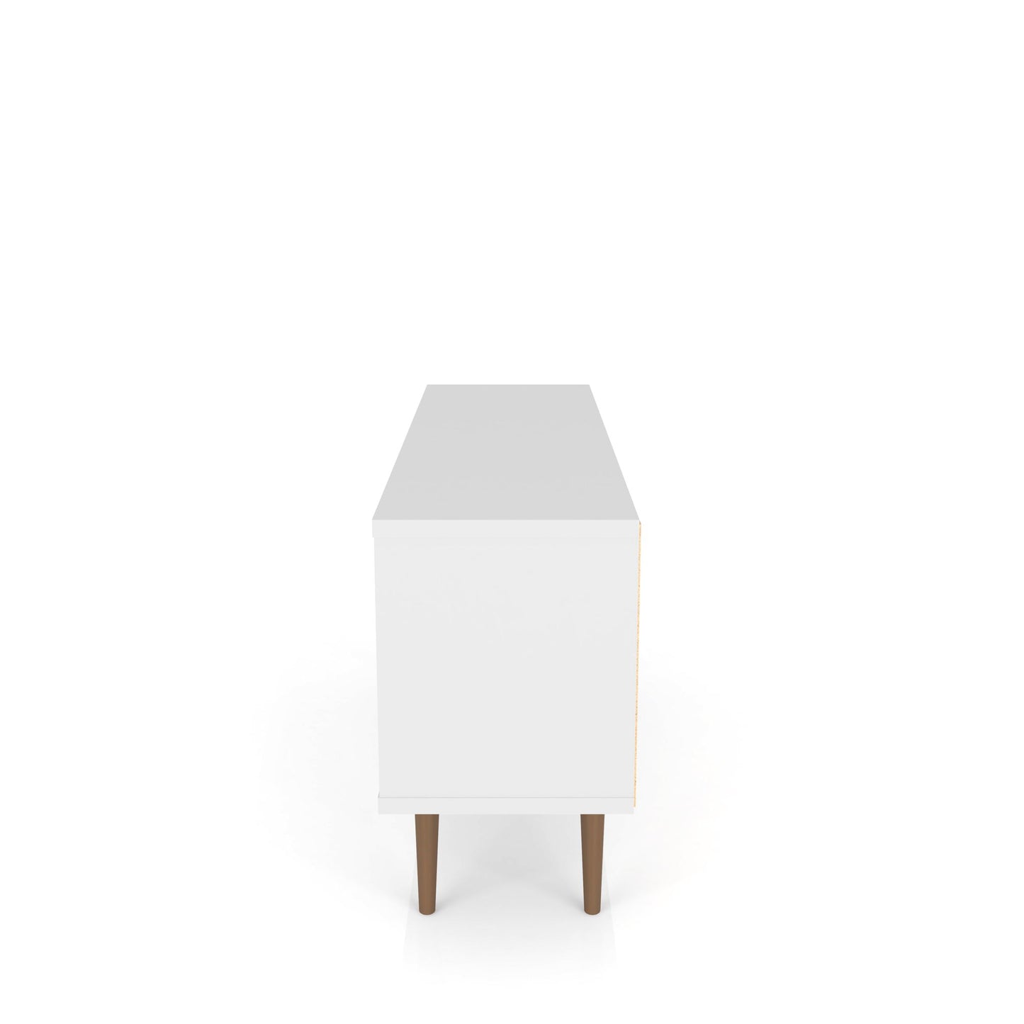 Manhattan Liberty - 53" TV Stand With White Frame