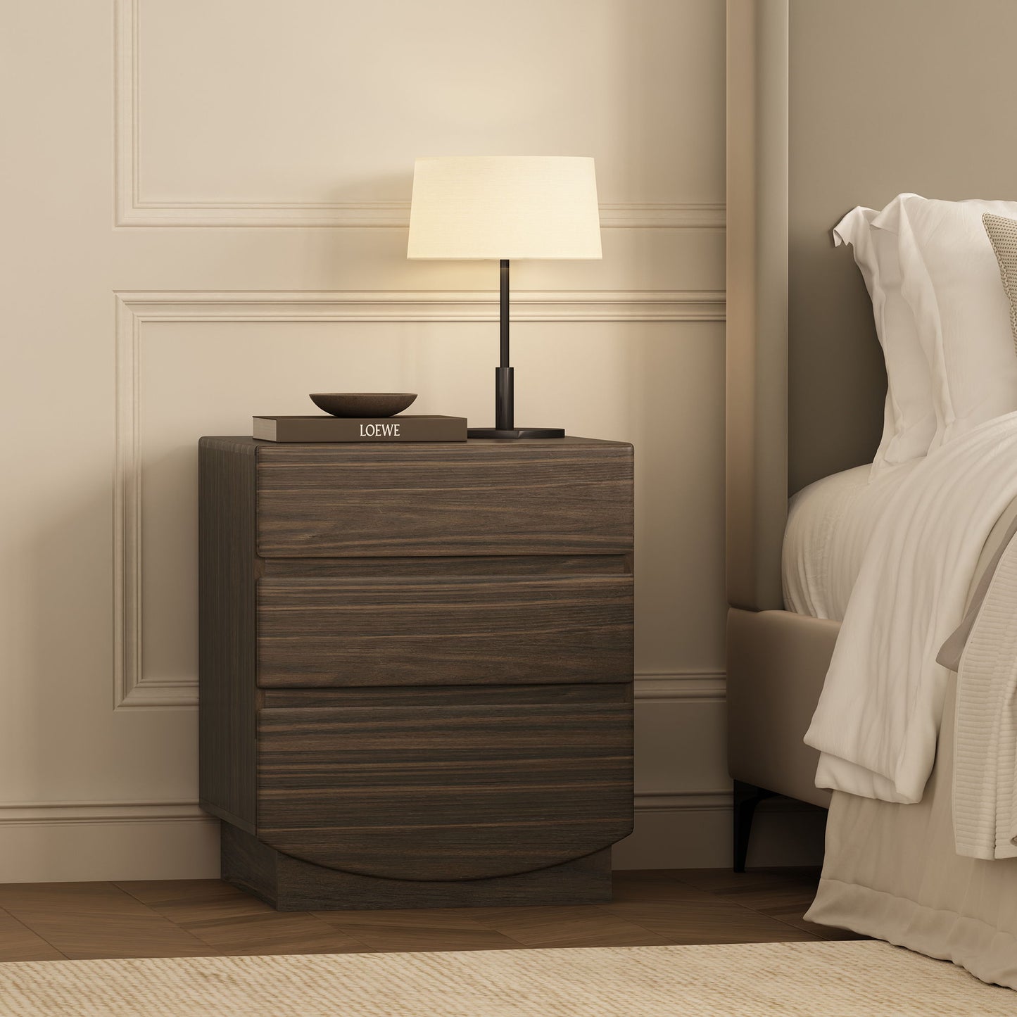 Manhattan Ardea - 3-Drawer Nightstand