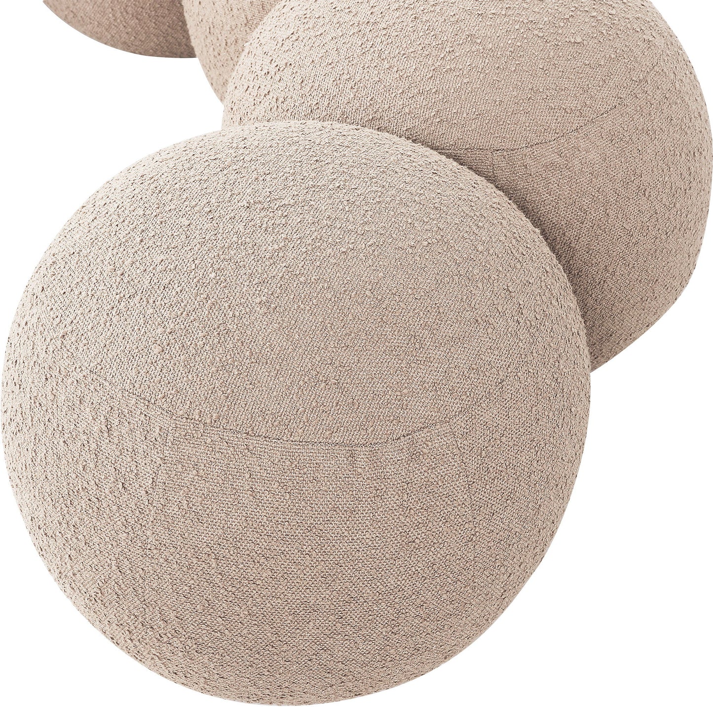 Apollo - Boucle Fabric Bench