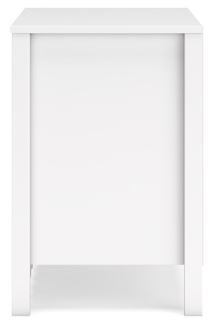 Hallityn - Two Drawer Night Stand - White