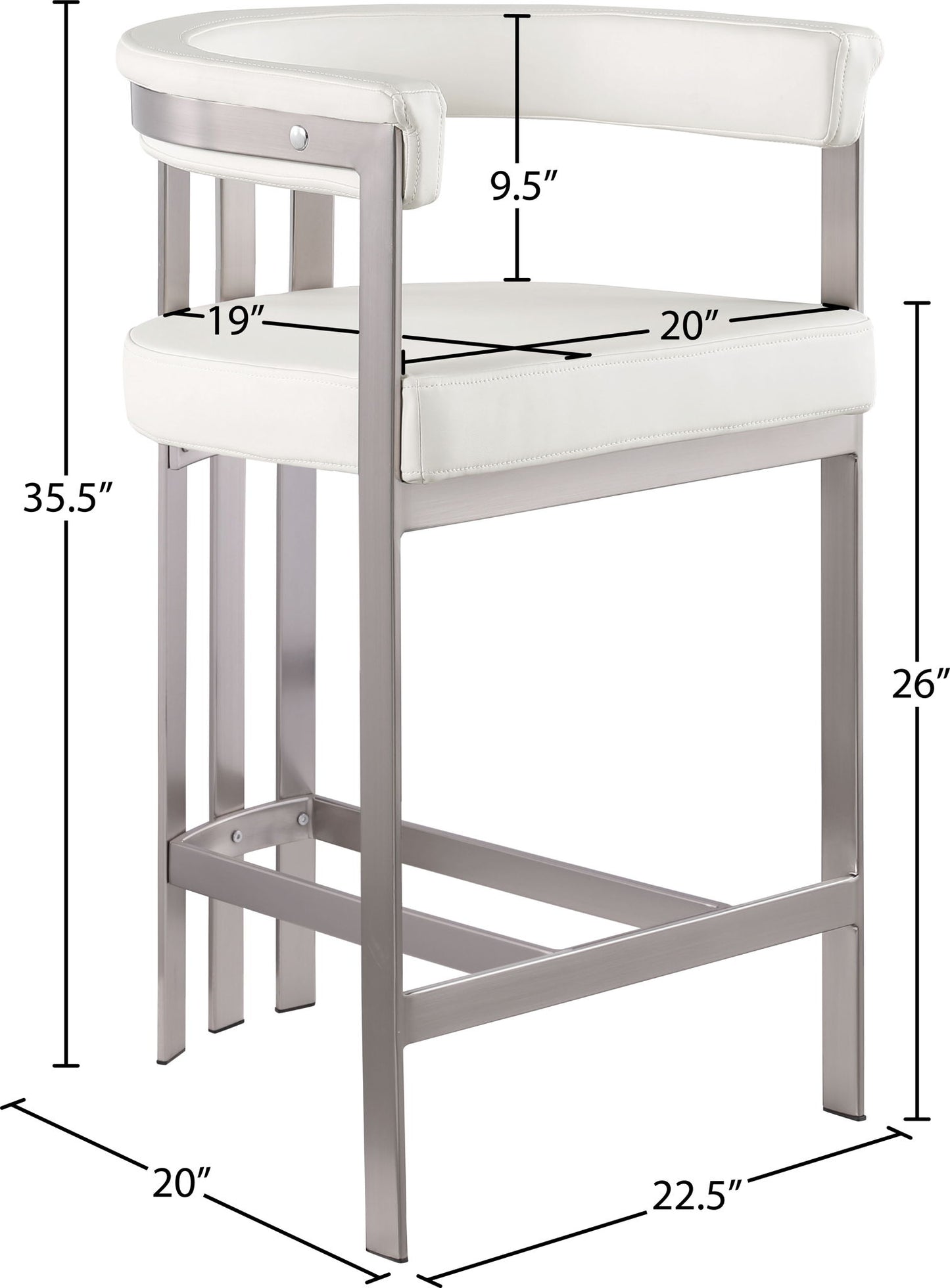 Marcello - Counter Stool (Set of 2)