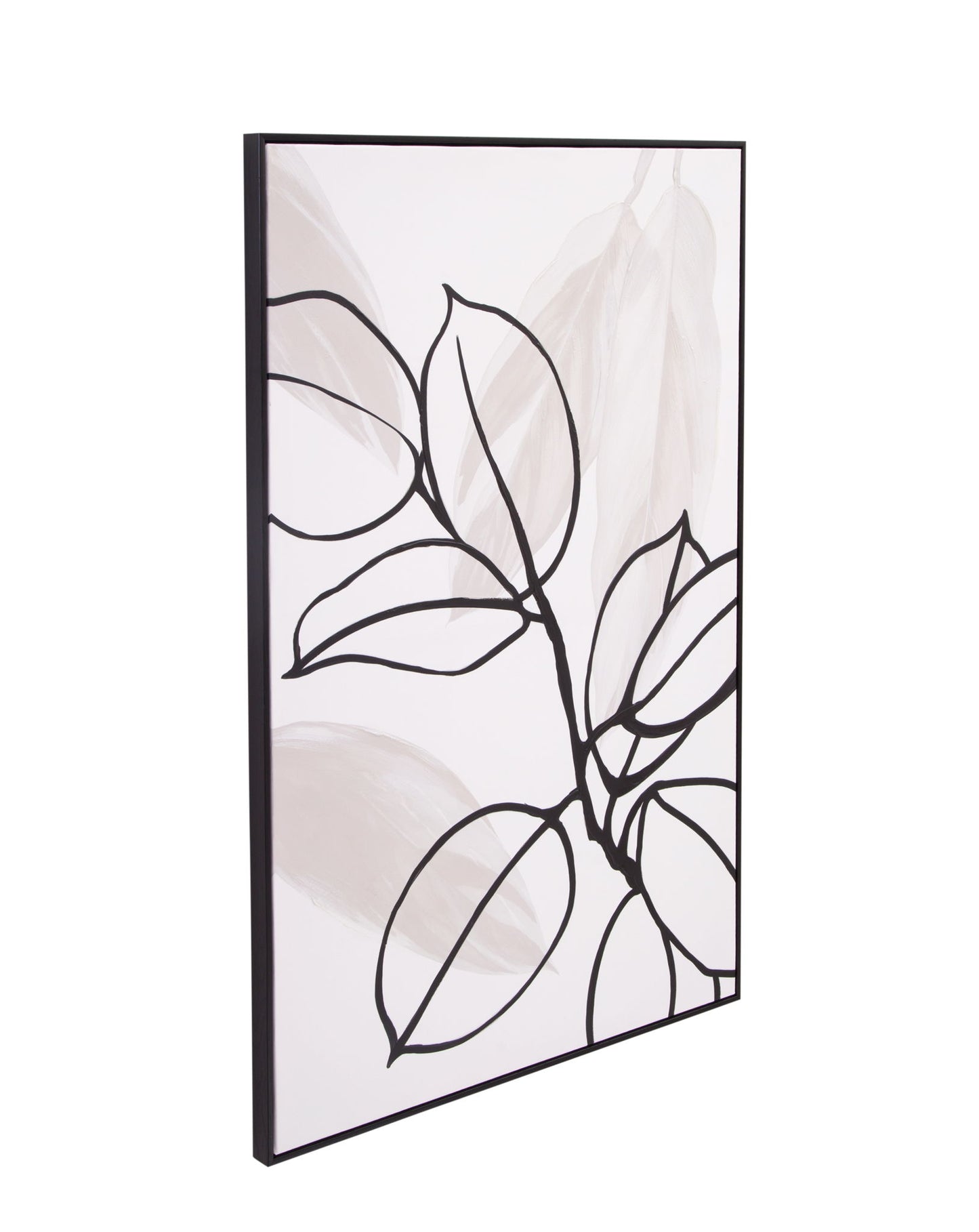 Harmony I Canvas Art - White / Black