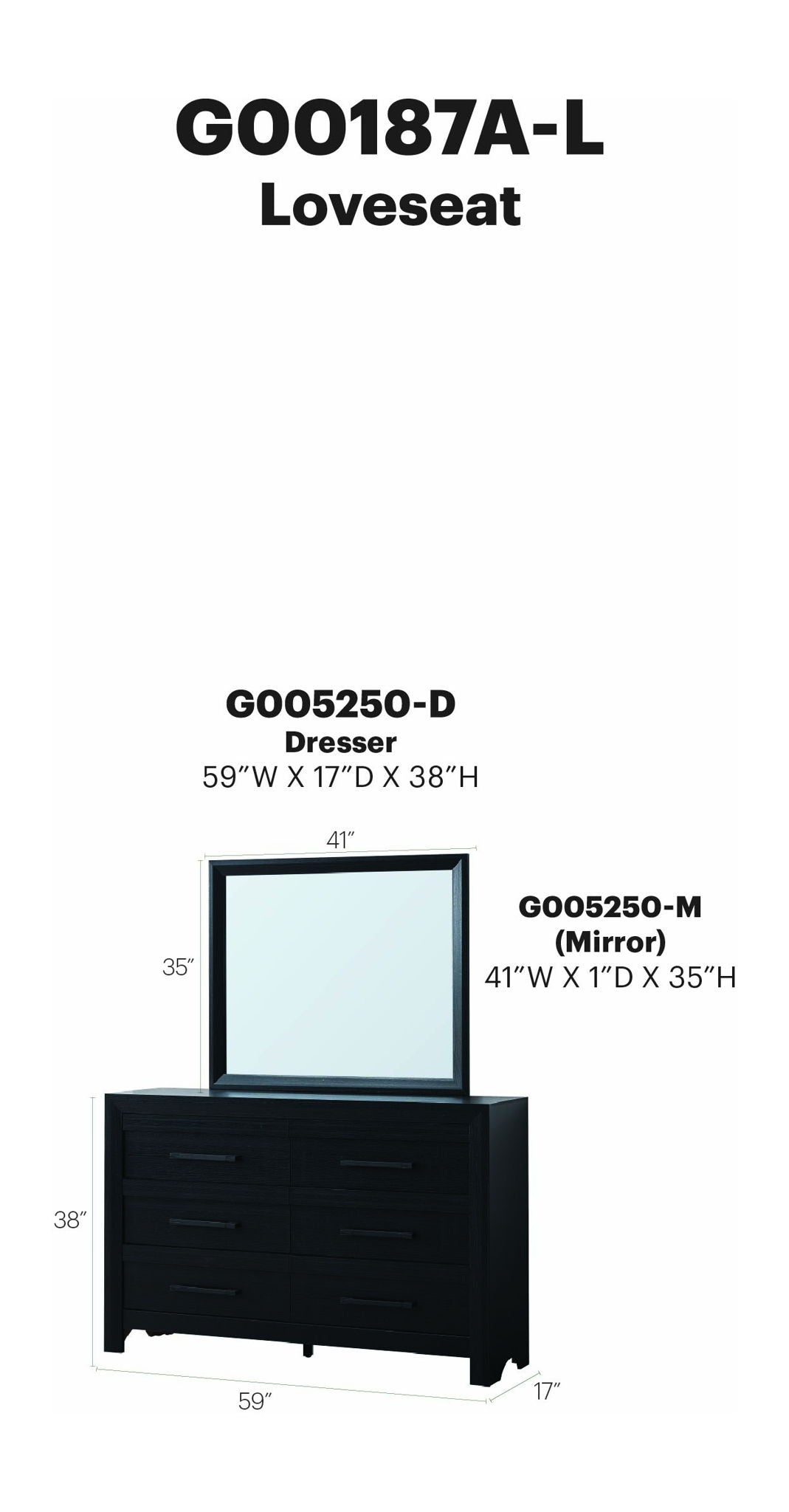 Glory Furniture - Rustica - Dresser