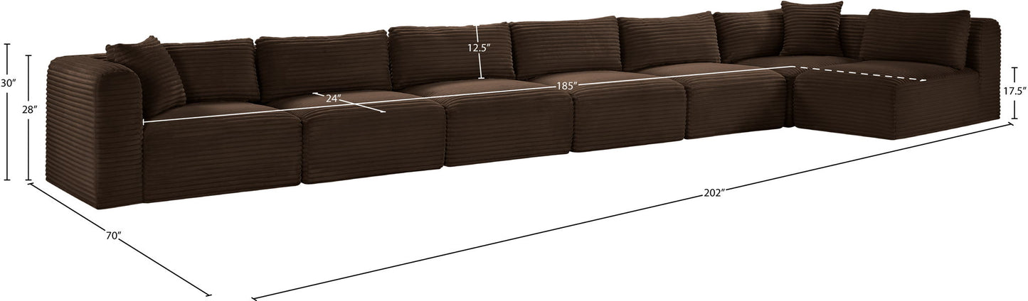 Shaggy - 7 Piece Modular Sectional