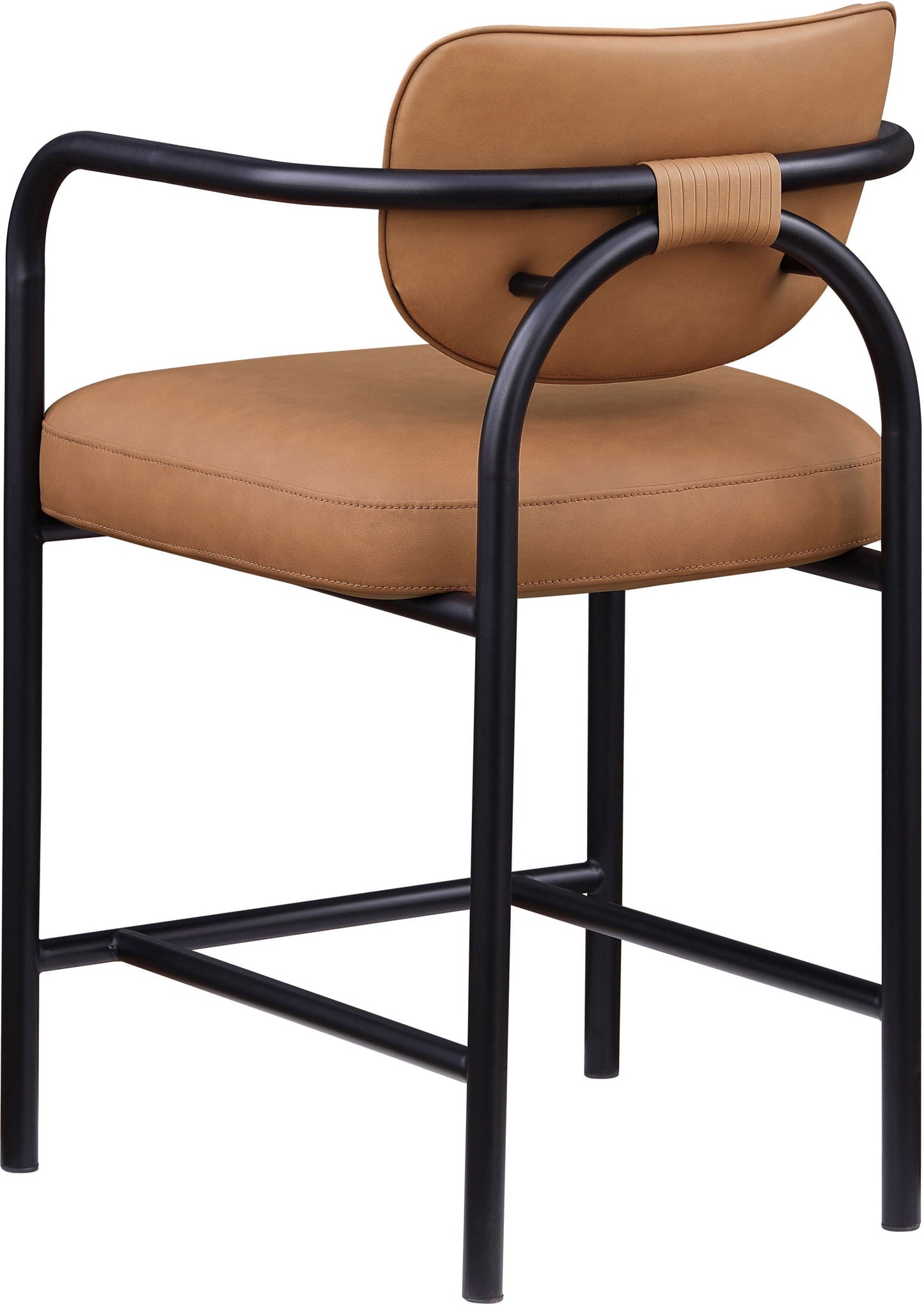 Serava - Vegan Leather Upholstered Bar Stool
