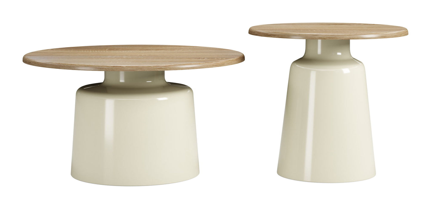 Lireen - Coffee Table Set - Natural / Ivory