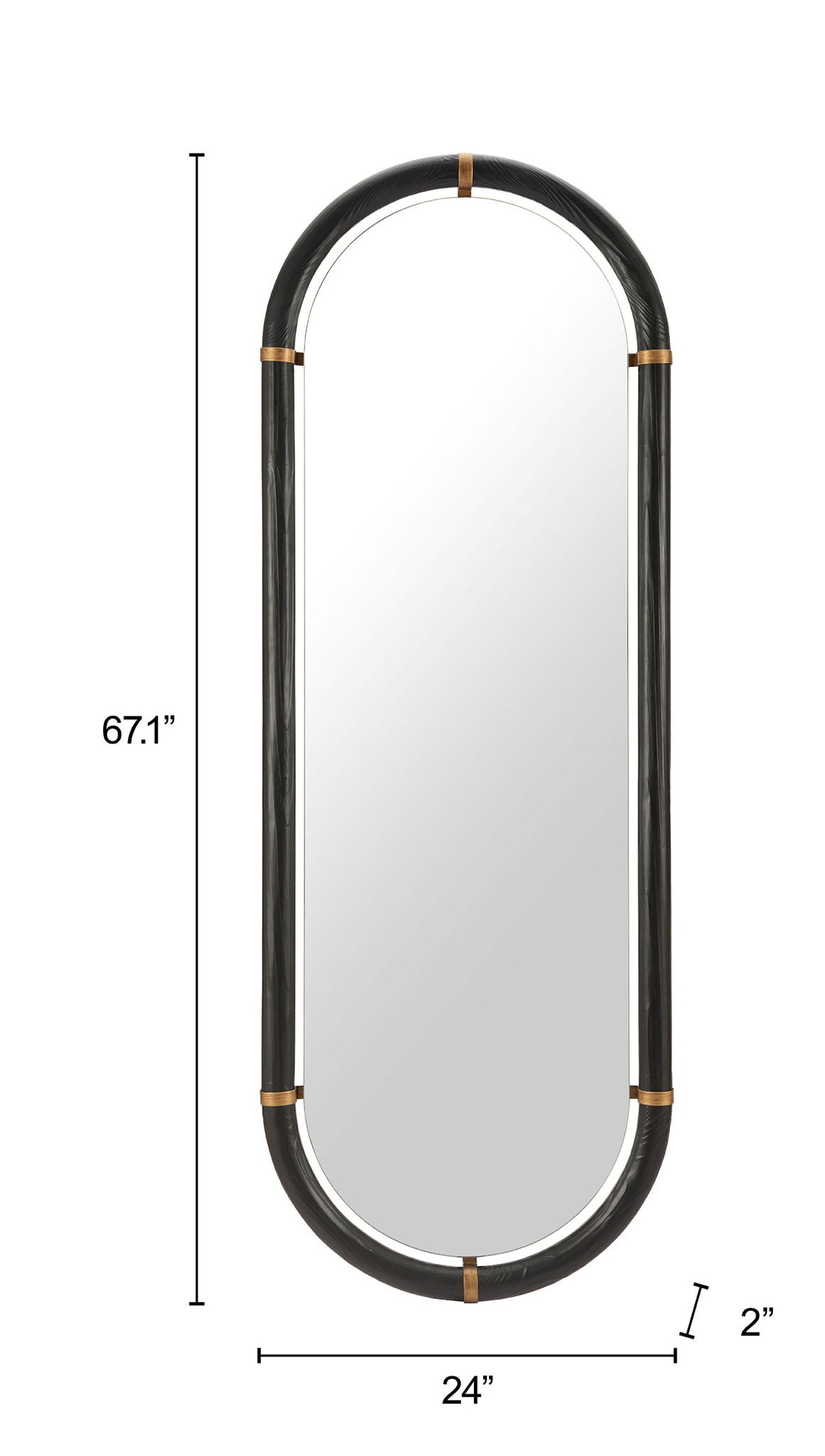 Brilo - Mirror - Black