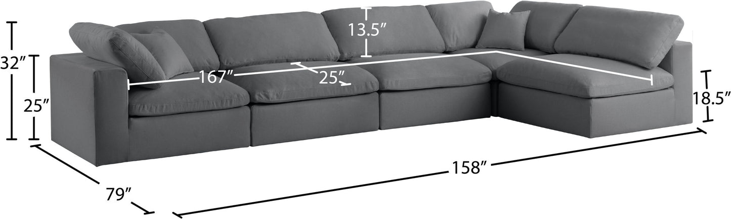 Serene - 5 Piece Modular Sectional