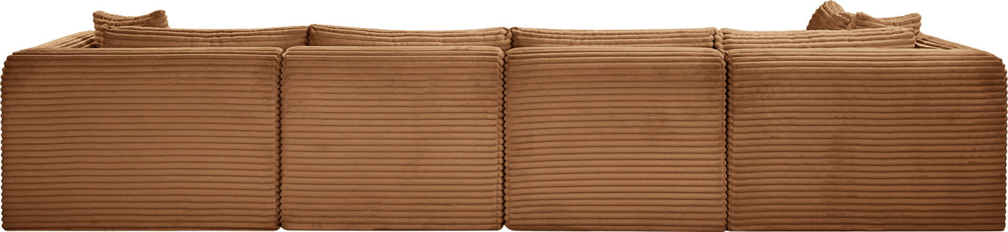 Shaggy - Fabric 5 Piece Modular Sectional