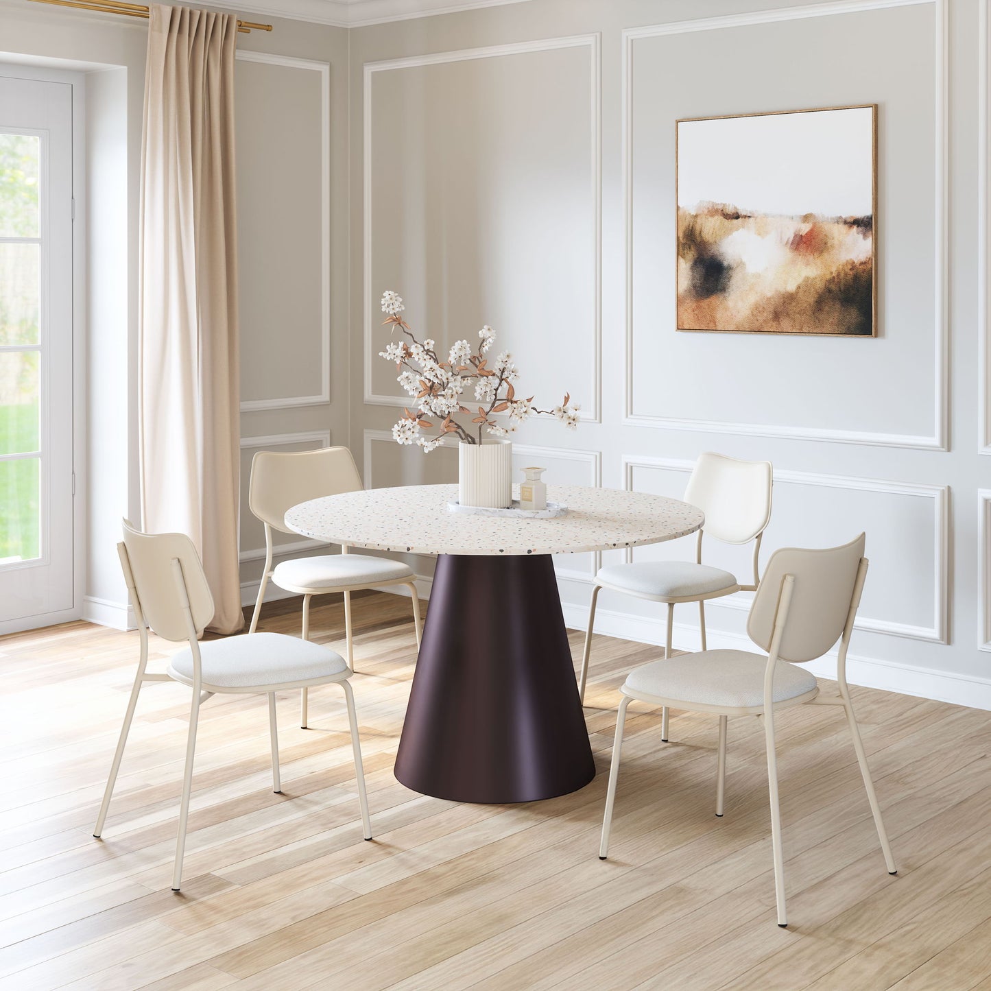 Zeal - Dining Chair (Set of 4) - Light Gray