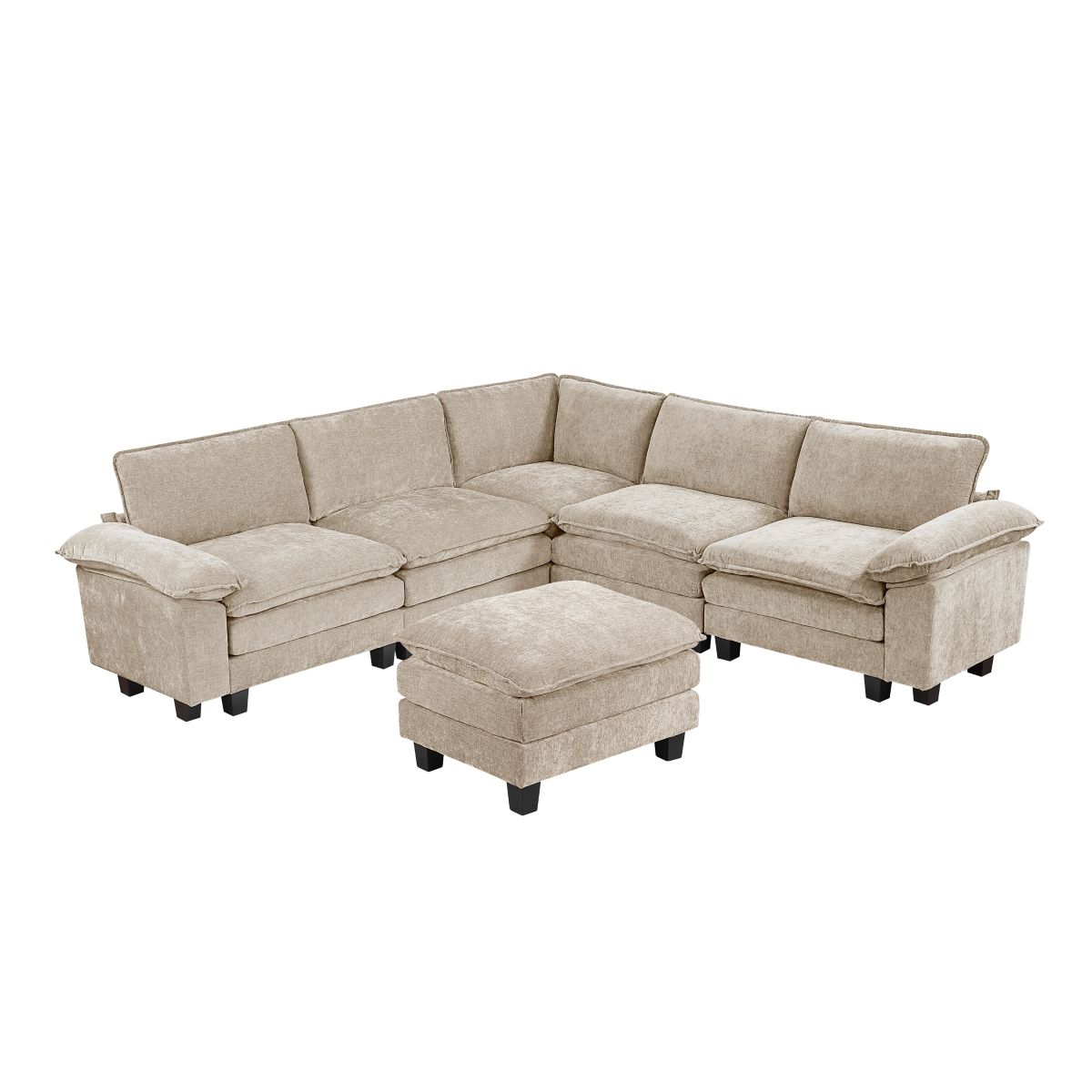 Dublin 6-Piece Modular Sectional with Ottoman
