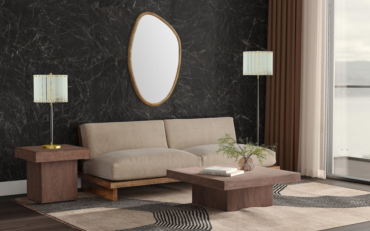 Luca - Floor Lamp - Black / Gold