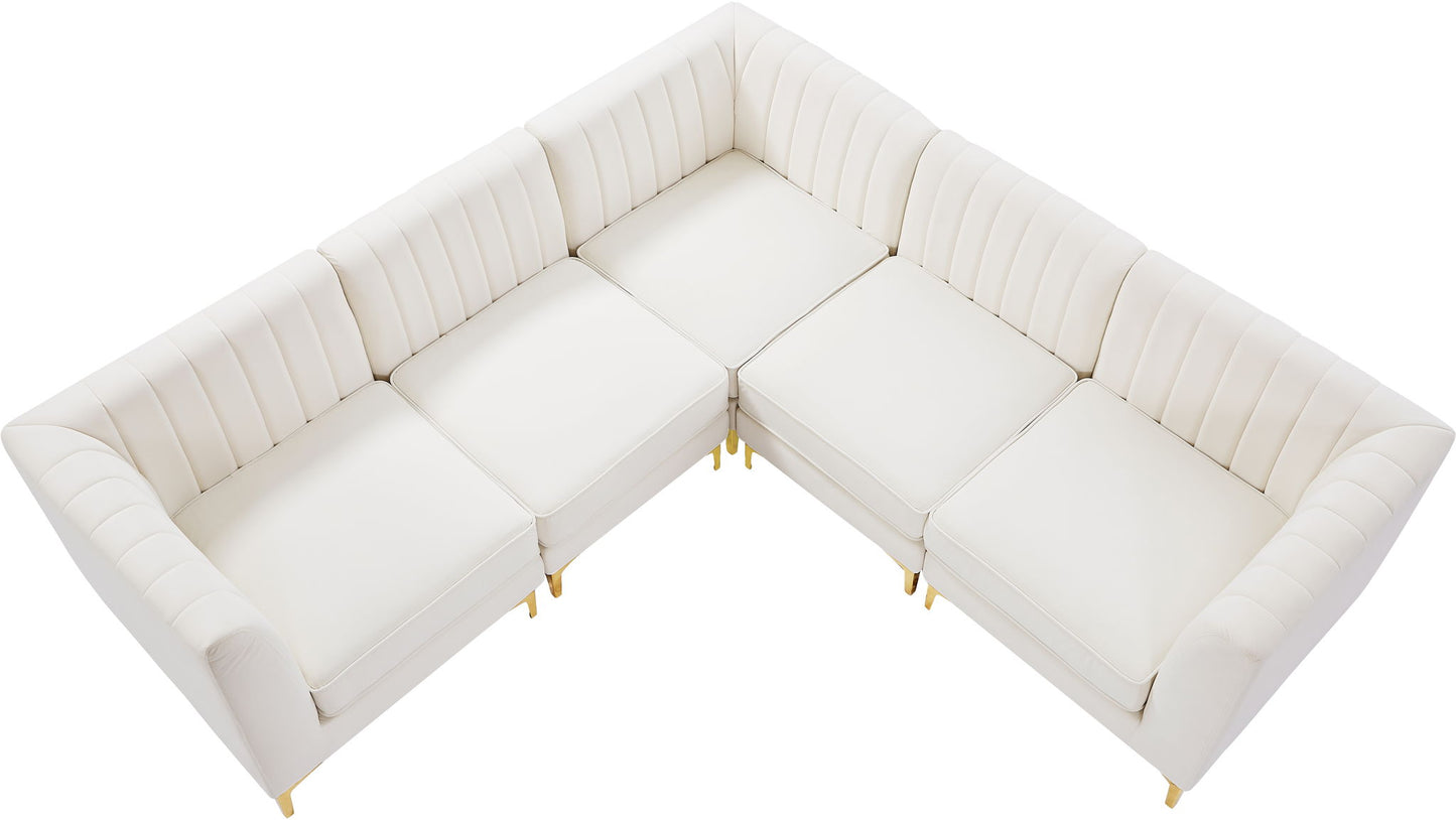 Alina - 5 Piece Modular Corner Sectional