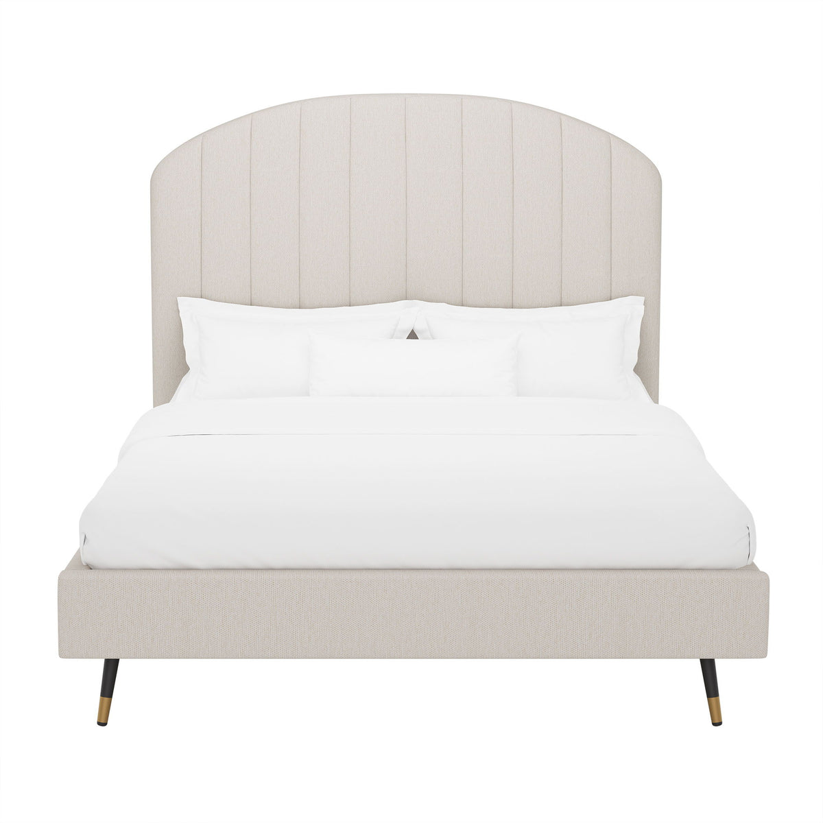 Liraine - Arched Channel Upholstered Bed