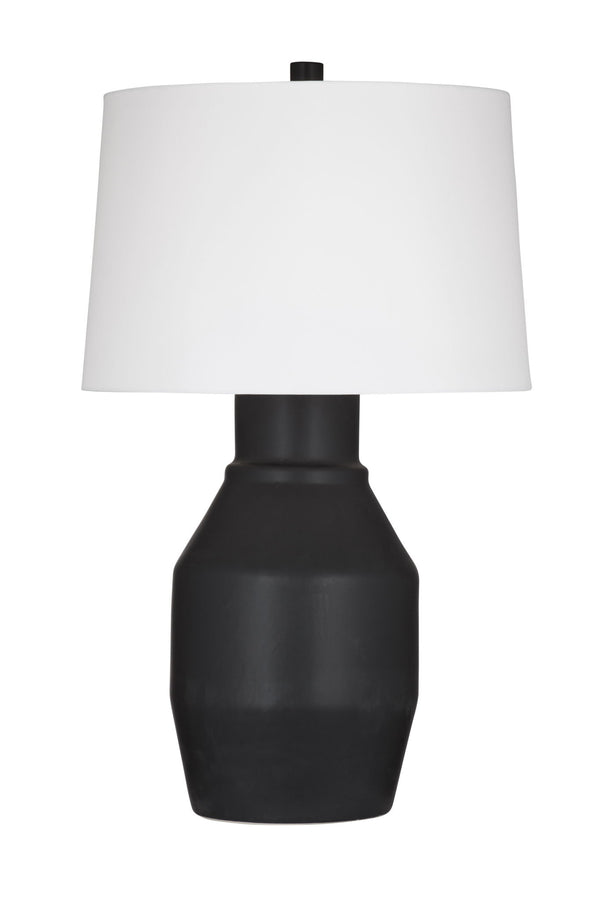 Lowndes - Table Lamp - Black / White